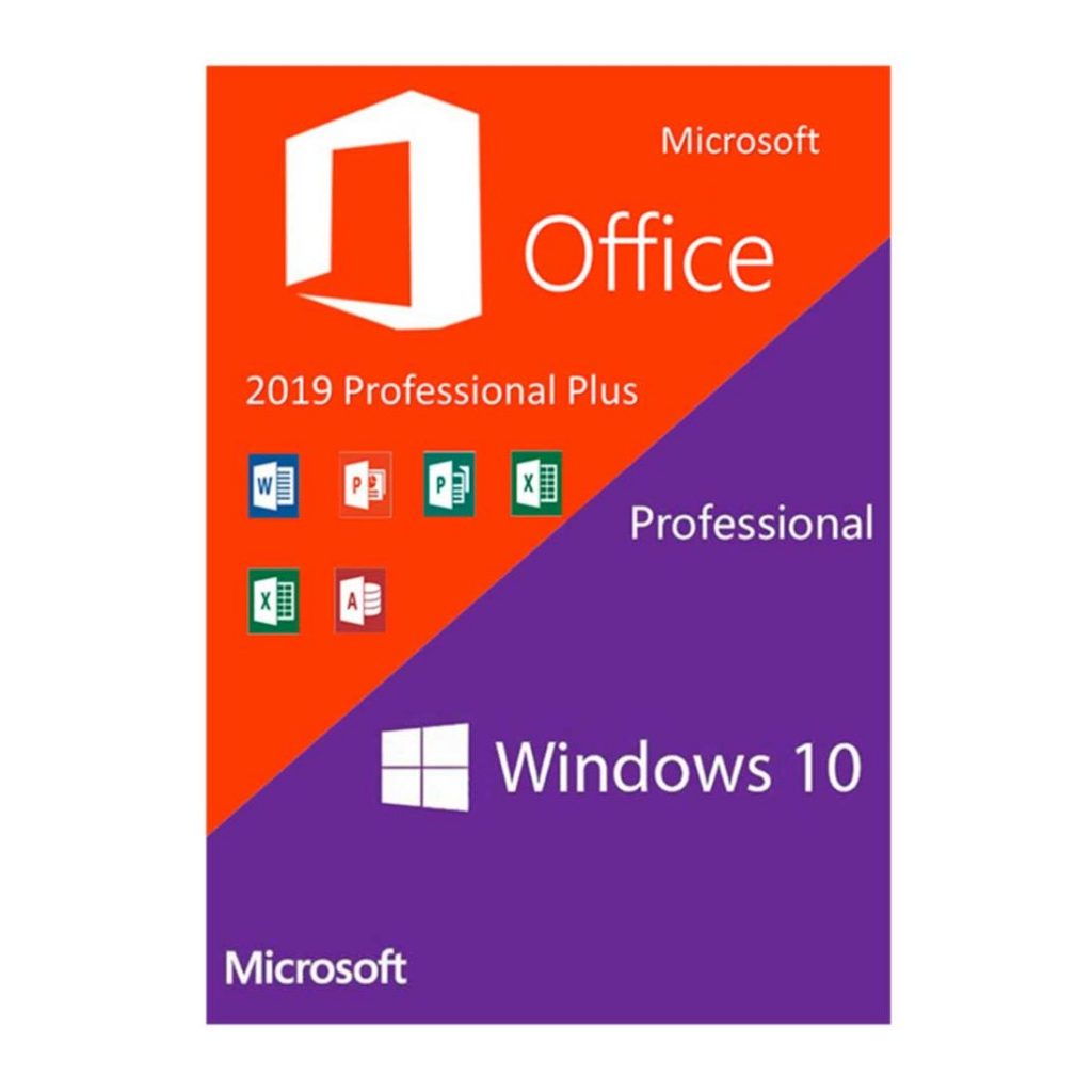 Licencias Software Baratas - Windows 10 Pro + Office 2019 Profesional Plus