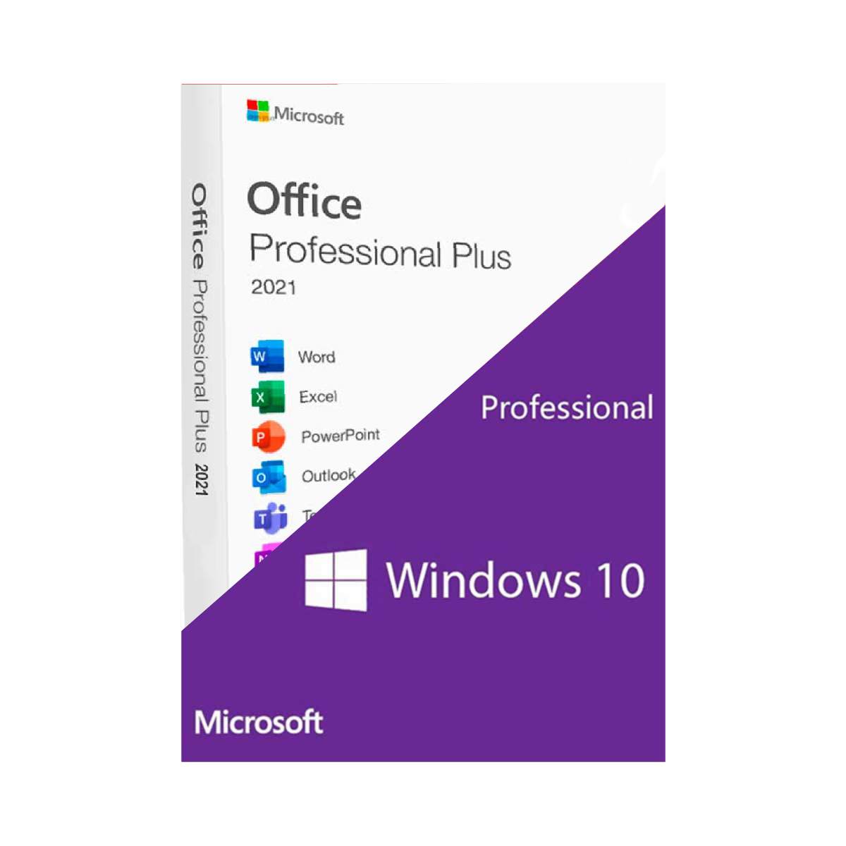 Windows 10 Pro + Office 2021 Profesional Plus